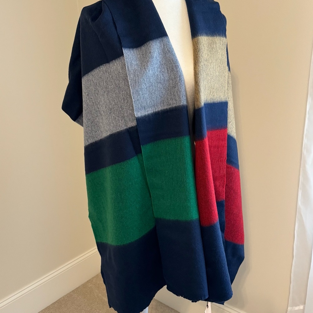 La Ligne Multicolor Striped Scarf and Hat Set - Picture 8 of 15